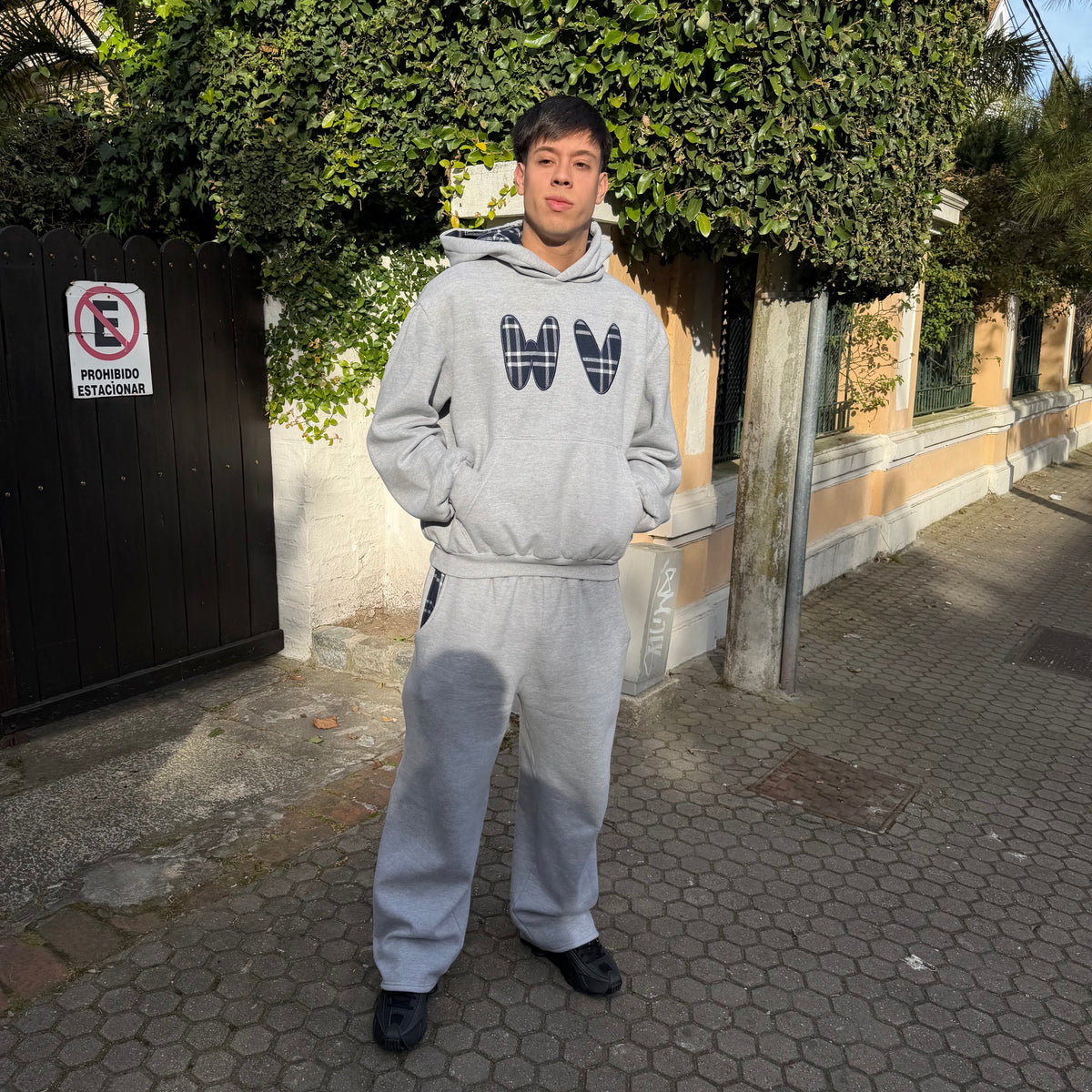 Pantalón cuadrillé